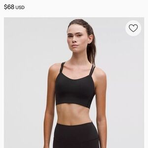 Lululemon Athletica Black Sports Bra